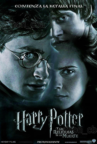 Pósters Harry Potter Reliquias De La Muerte 1 - 2010 120x85