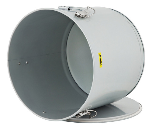 Vevor Cubo De Grasa Para Freidora 30l Contenedor De Aceite Color Plateado