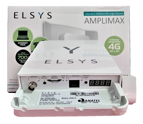 Imagem 3 de 4 de Amplimax - Link 4g Elsys Amplificador Roteador Antena