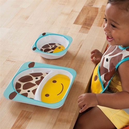Imagem 2 de 4 de Set De Pratos Zoo Girafa - Skip Hop