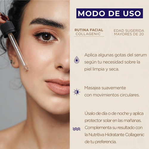 Imagen 5 de 6 de Serum Facial Hidratante 50ml 8x Acido Hialuronico , Colageno Tipo De Piel Todo Tipo De Piel