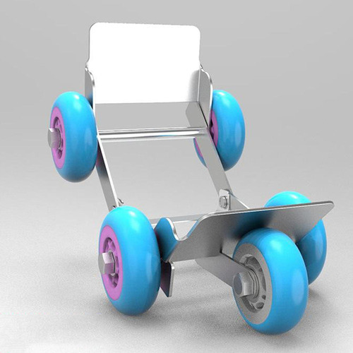Remolque De Motocicleta Coche Eléctrico En Movimiento Para