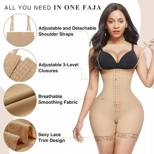 Fajas Colombianas Body Moldeador Control Levantador GlĂșteos
