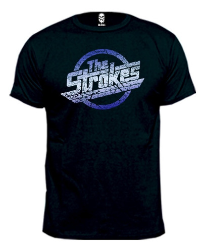 Remera The Strokes Logo 100% Algodón Premium Peinado