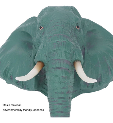 Gancho De Pared Simple Con Cabeza De Elefante, Estilo Retro