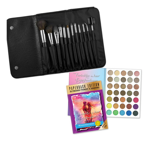 Kit Brochas Coastals Scents Y Paleta Sombras Rude Cosmetics