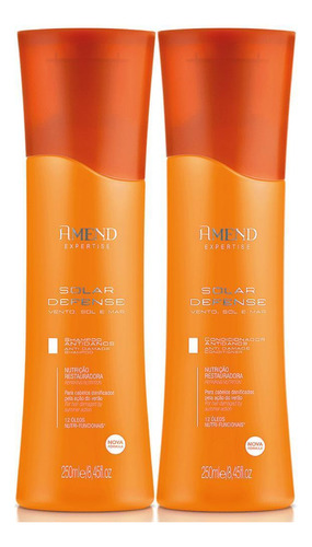 Shampoo + Condicionador Antidanos Nutrição Solar Amend 250ml