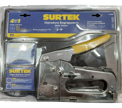 Engrapadora Y Clavadora Manual De Marca Surtek