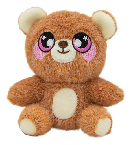 Squeezamals 3deez Teddy Bear Plush - 3.5 Pulgadas Peyton Bea