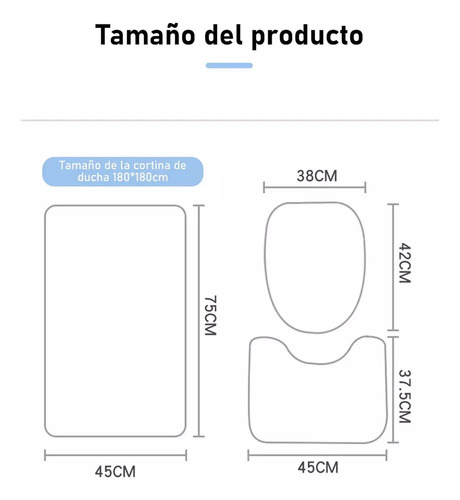 Juego De Fundas Impermeables Con Cortina De Ducha De Navidad
