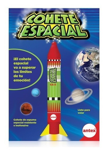 Cohete Espacial De Juguete Antex Listo Para Volar