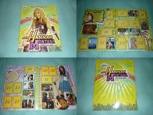 Álbum De Figurinhas Incompleto De Hannah Montana : O Filme
