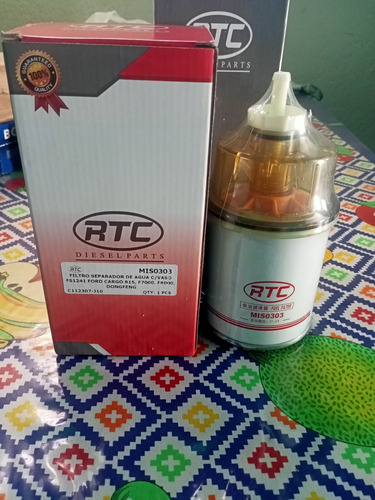 Filtro Trampa Agua C/vaso Ford Cargo 815 4bt F7000 F8000