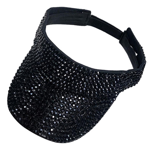 Sombrero Para El Sol Con Visera De Diamantes De Imitación