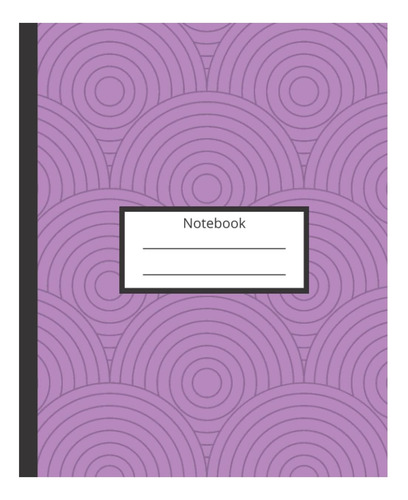 Libro: Libro De Composición Morado: Ideal Para Regalar