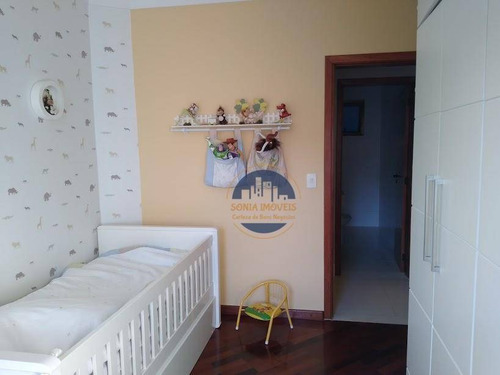 Imagem 9 de 30 de Apartamento Com 3 Dormitórios 1 Suíte 2 Vagas, 118 M² Campestre - Ap0258