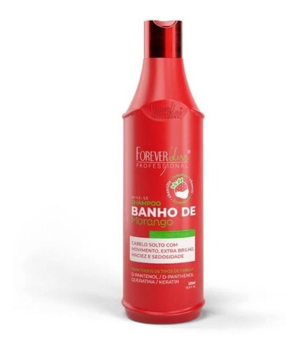 Imagem 3 de 7 de Forever Liss Kit Banho Morango, Banho De Verniz E Uti