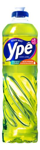 Kit Com 6 Detergentes Líquido Capim Limão Ypê 500ml Atacado