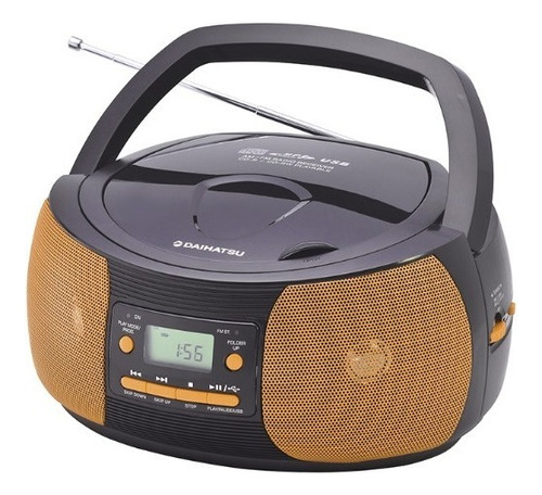 Radio Reproductor Daihatsu Cd Mp3 Am/fm D C120usb Color Naranja