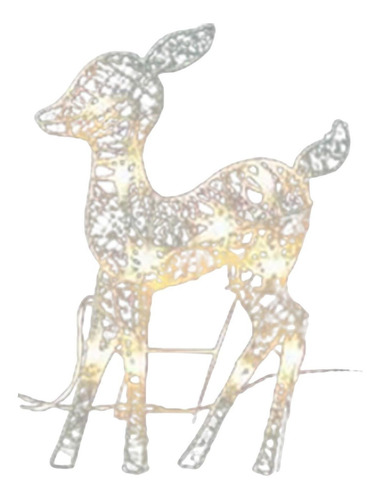 Renos De Navidad Estacas De Jardín Ligeras Renos De Navidad
