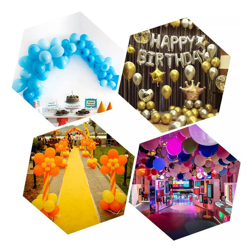 Ye Bomba Aire Portátil Con Inflador Globos 12 V