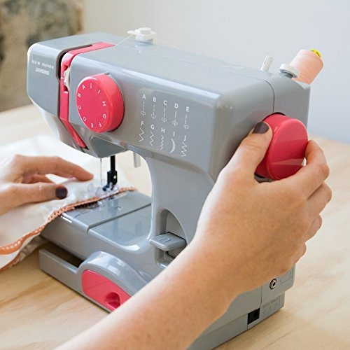 Janome Graceful Gray Máquina Coser 10 Puntadas Compacta