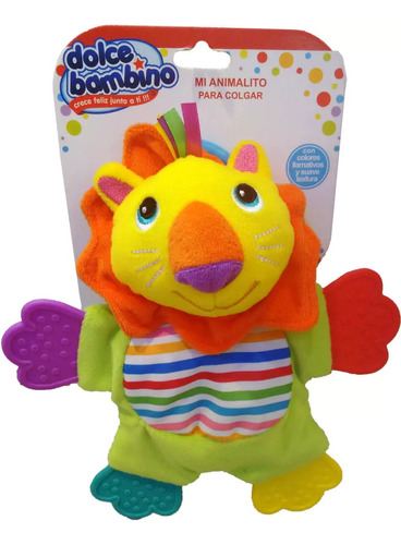 Leon Dolce Bambino Mi Animalito Para Colgar Con Mordillo