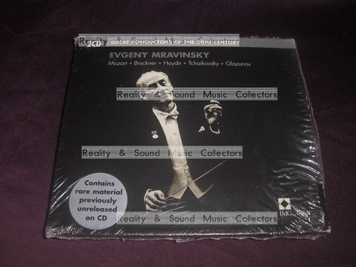 Evgeny Mravinsky Great Conductors Of The Century 2 Cd Set