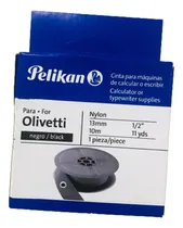 Comprar Cinta Para Máquina De Escribir Olivetti Nylon Negra Tinta Negro