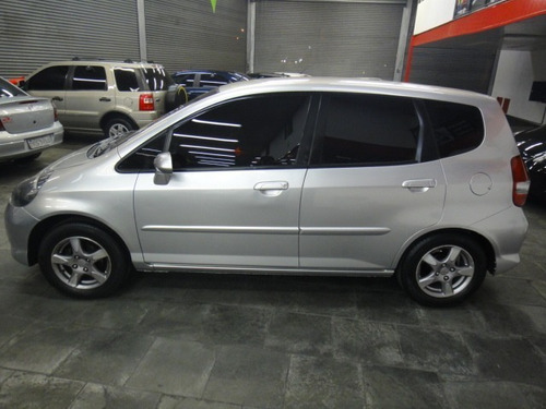 Honda Fit Lx 1.4 Flex 5p Mec Completo Rodas 2008 Prata