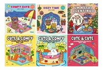 Comprar Kit 6 Livros De Colorir: Comfy Days + Cozy Time + Um Natal Quentinho + 2 Cute & Comfy + Cute & Cute