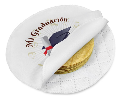Tortillero De Tela Decoracion Graduaciones 10 Pz