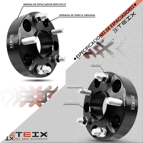 Kit Espaciadores Jeep Wrangler Jl 1.5 PuLG 5/127 2022 4pzs