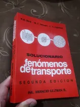 Comprar Libro De Solucionario De Fenomenos De Transporte Bird