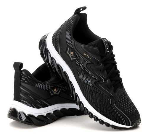 Kit Tênis Masculino Caminhada 2 Pares Vili Confortável Combo