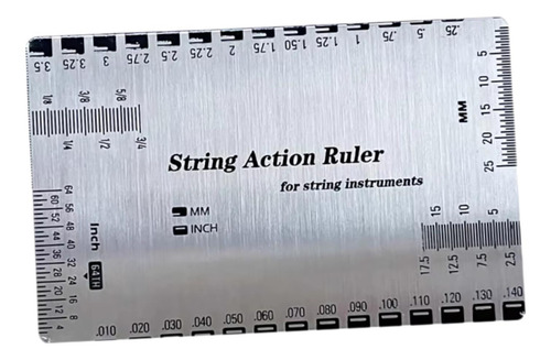 Ferramenta De Bitola De Configuração De Guitarra De Prata