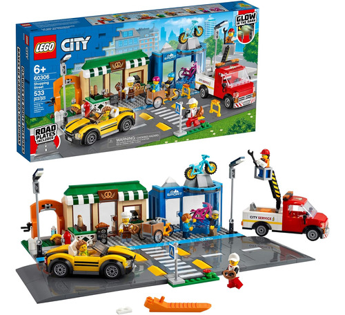 Lego City Shopping Street 60306 Kit De Construcción