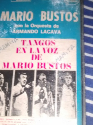 Cassette De Mario Bustos Tangos En La Voz (444