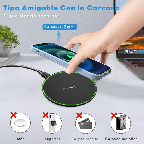 Cargador Inalambrico Para Google Pixel 7 / Pixel 7a / 7 Pro