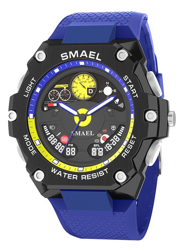 Reloj Digital De Cuarzo Smael 8092 Para Hombre, Genial, Con