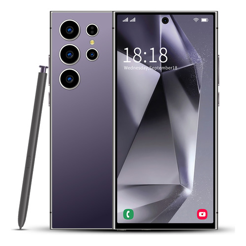 Celular Android Baratos S24 Ultra 6.6 En 4g 2+16gb Púrpura