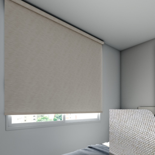 Persiana Rolo Medida Personalizada Blackout Linho Luxo 100%
