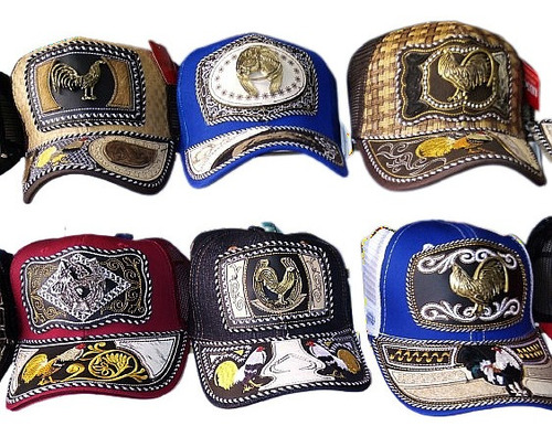 Gorras Vaqueras Artesanales, Mayoreo Lote De 10 Piezas