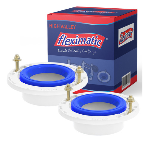 Kit 2 Brida Para Drenaje 4 Pulgadas Nacional Fleximatic 2578