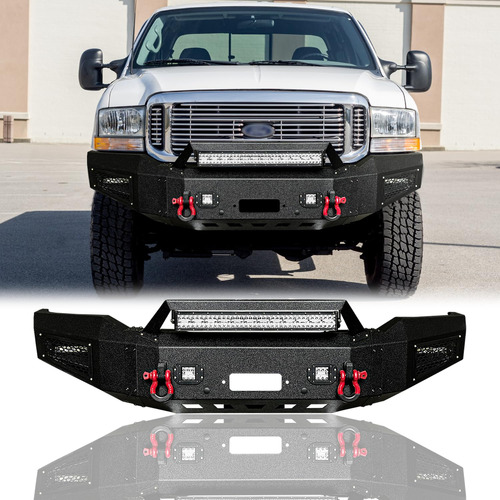 Parachoque Delantero Acero Para Super Duty Excursion Placa