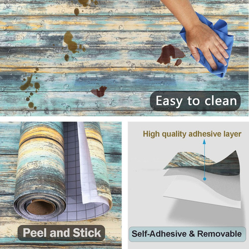 Papel De Contacto Para Madera - 15,7 X236 Autoadhesivo ...