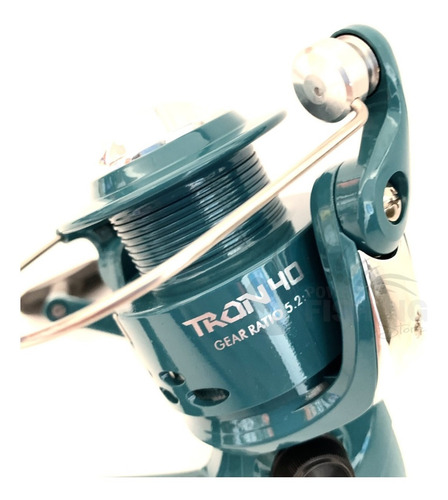 Imagen 7 de 10 de Reel Frontal Tech Tron 3 Rulemanes Pesca Pejerrey Spinning