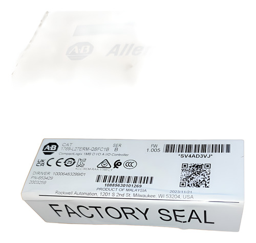 Allen Bradley 1769-l27erm-qbfc1b Compactlogix
