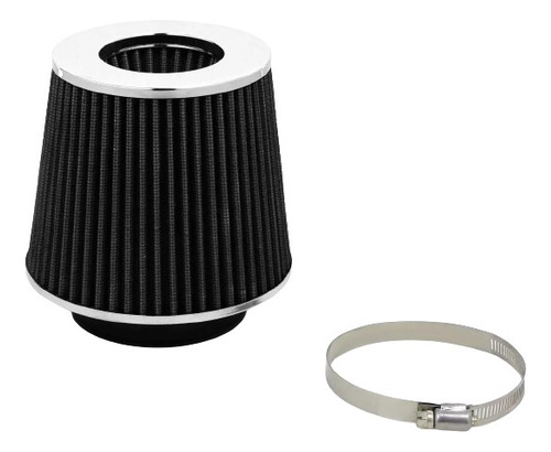 Filtro Conico Grande Universal 3 Pulgadas Color Negro