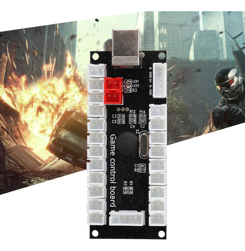 Controlador Codificador Usb Para Juegos De Arcade Con Crista